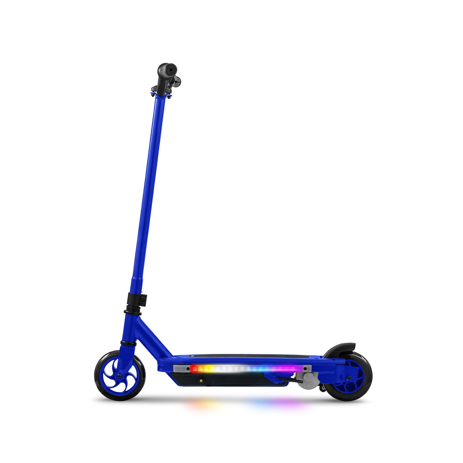 Echo X Kids Electric Scooter - 3 Wheel LED Light Up Scooter for Ages 5-12 - Foldable & Adjustable Height - Perfect for Commuting, Park Rides & Neighborhood Fun