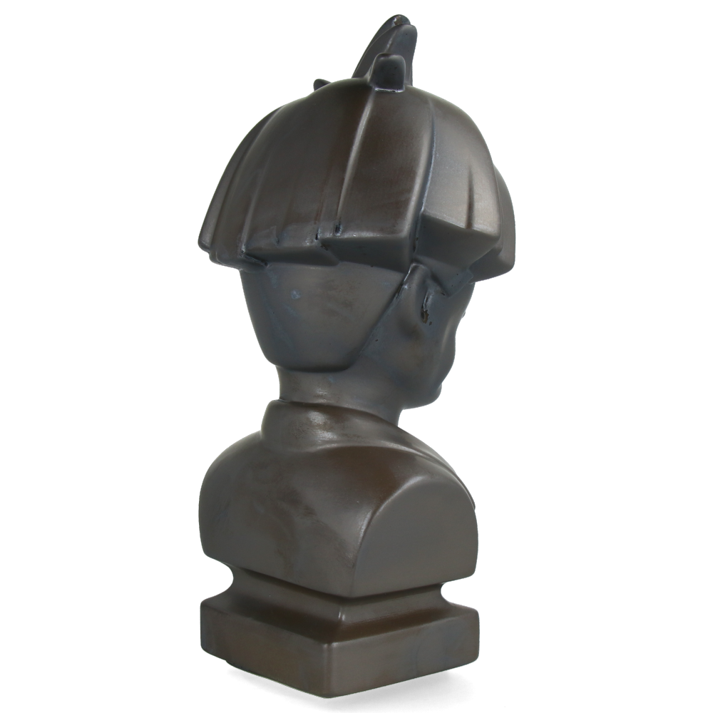 Andy Warhol Ceramic Bust Statue - 80s Retro ASH GOLD Art Decor for Home & Office Display