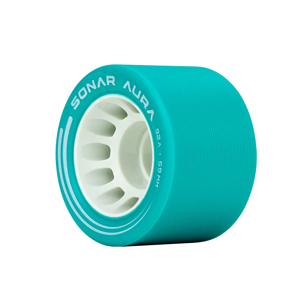 Radar Sonar Aura 59mm Skateboard Wheels 4-Pack - High Performance Wheels for Street Skating & Park Riding