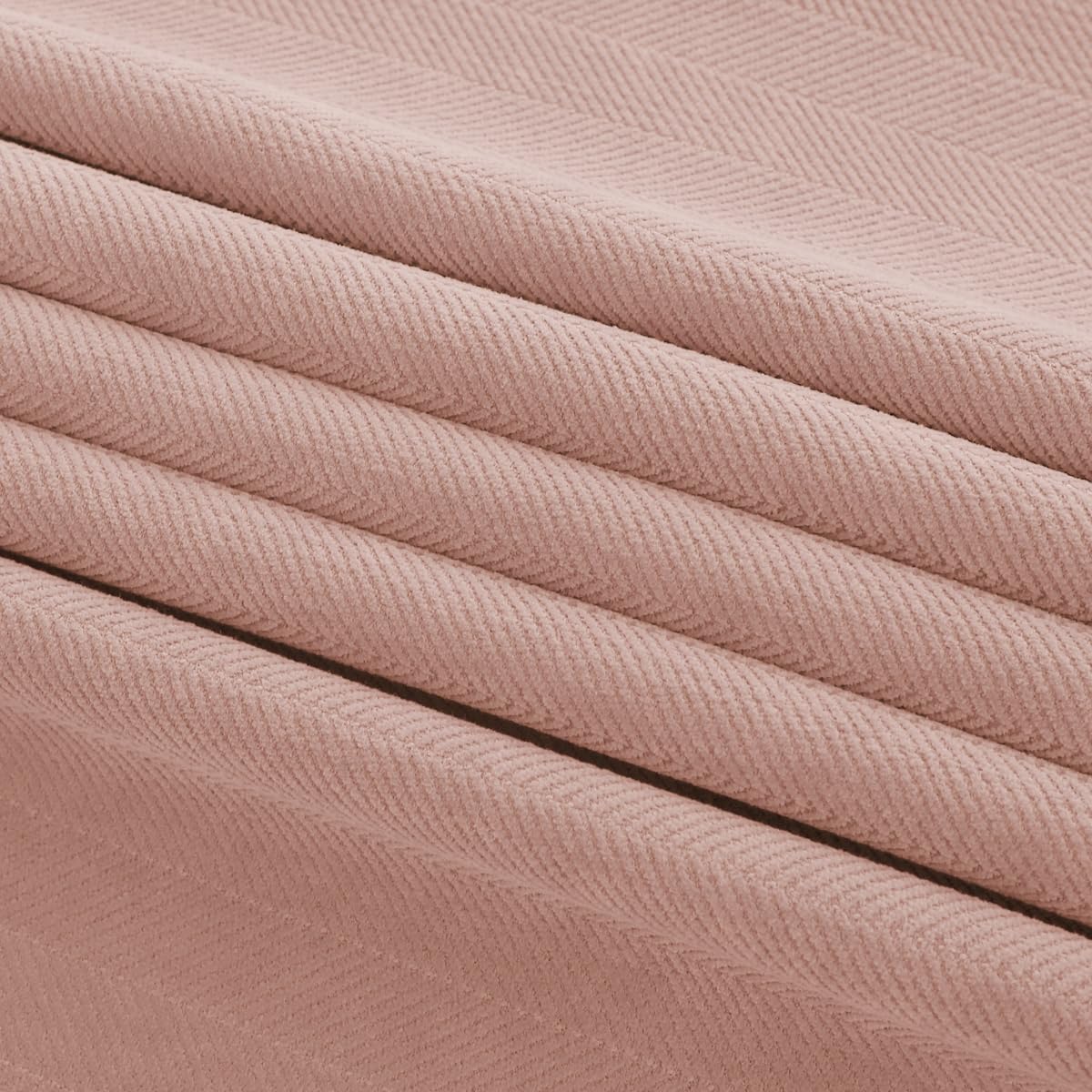 AMBERIS Single Layer Chenille Bed Runner in Coral Pink - Modern Bed Scarf for Home & Hotel Decor | Perfect for Queen/King Beds, Sofas, and Wedding Decorations