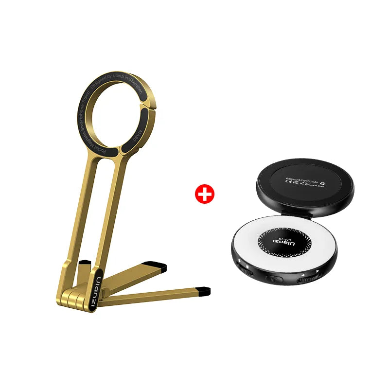 Ulanzi MA30 Clip-On Phone Tripod Stand - Adjustable Mount for Smartphones, Vlogging, Photography & Live Streaming | Perfect for Travel, Hiking & Outdoor Adventures