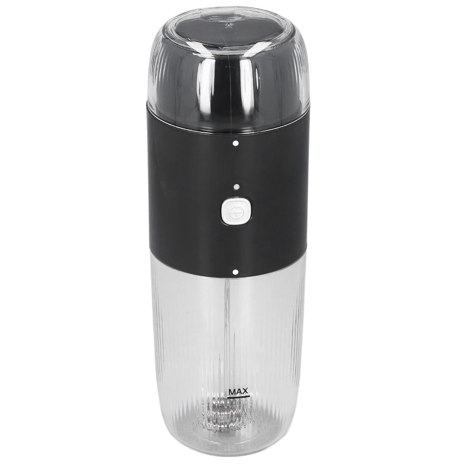 Premium Handheld Coffee Grinder & Milk Frother - 45W USB Rechargeable, Multifunctional Electric Whisk with Cleaning Brush (Blue Black) - Perfect for Home, Office & Travel Coffee Brewing