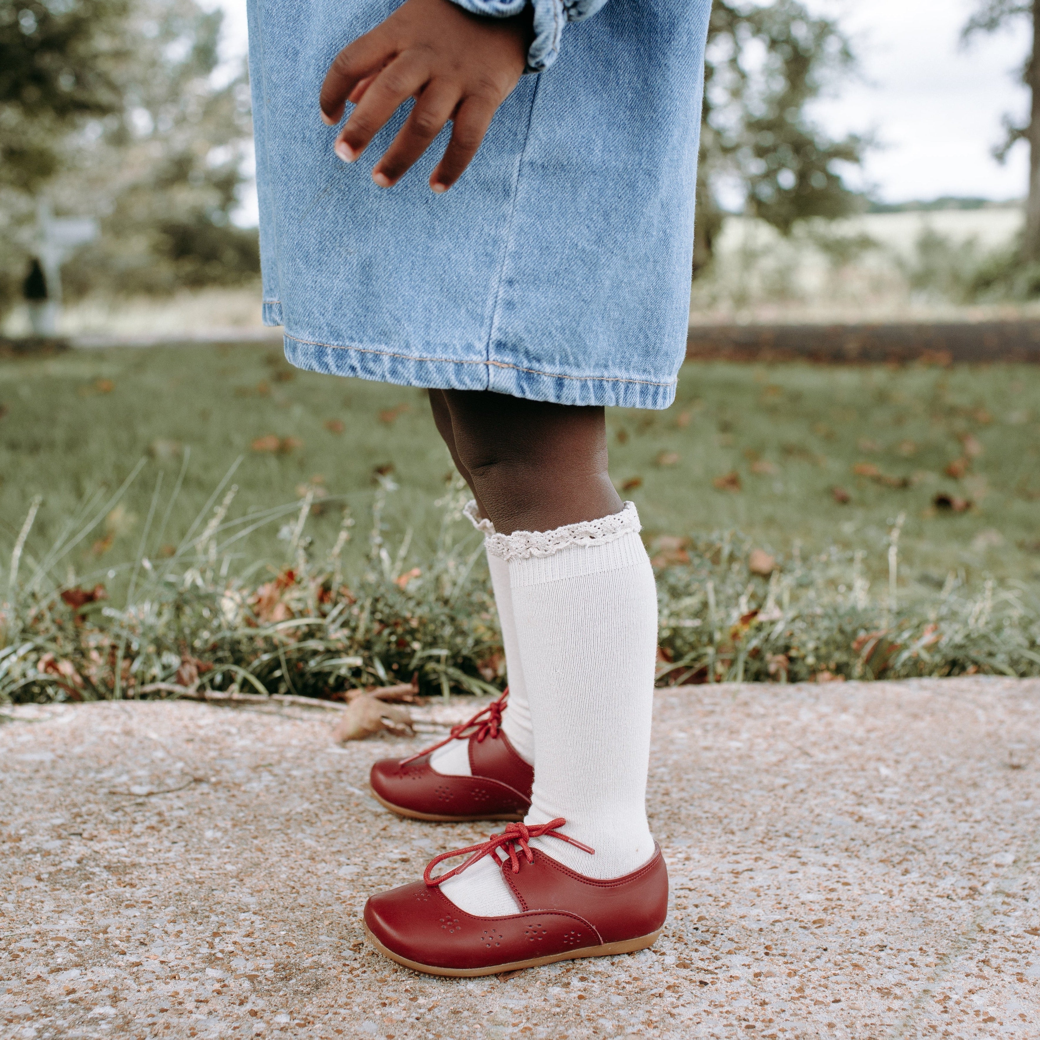 Kids Leather Shoes - Soft & Durable Cranberry Sol Style for School, Play & Special Occasions