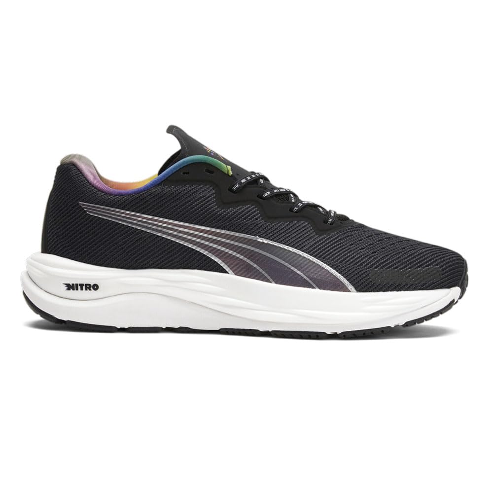 Puma Women's Velocity Nitro 2 Running Shoes - Black - Size 5.5 M (37707201) | Lightweight Cushioned Sneakers for Road Running, Jogging & Gym Workouts