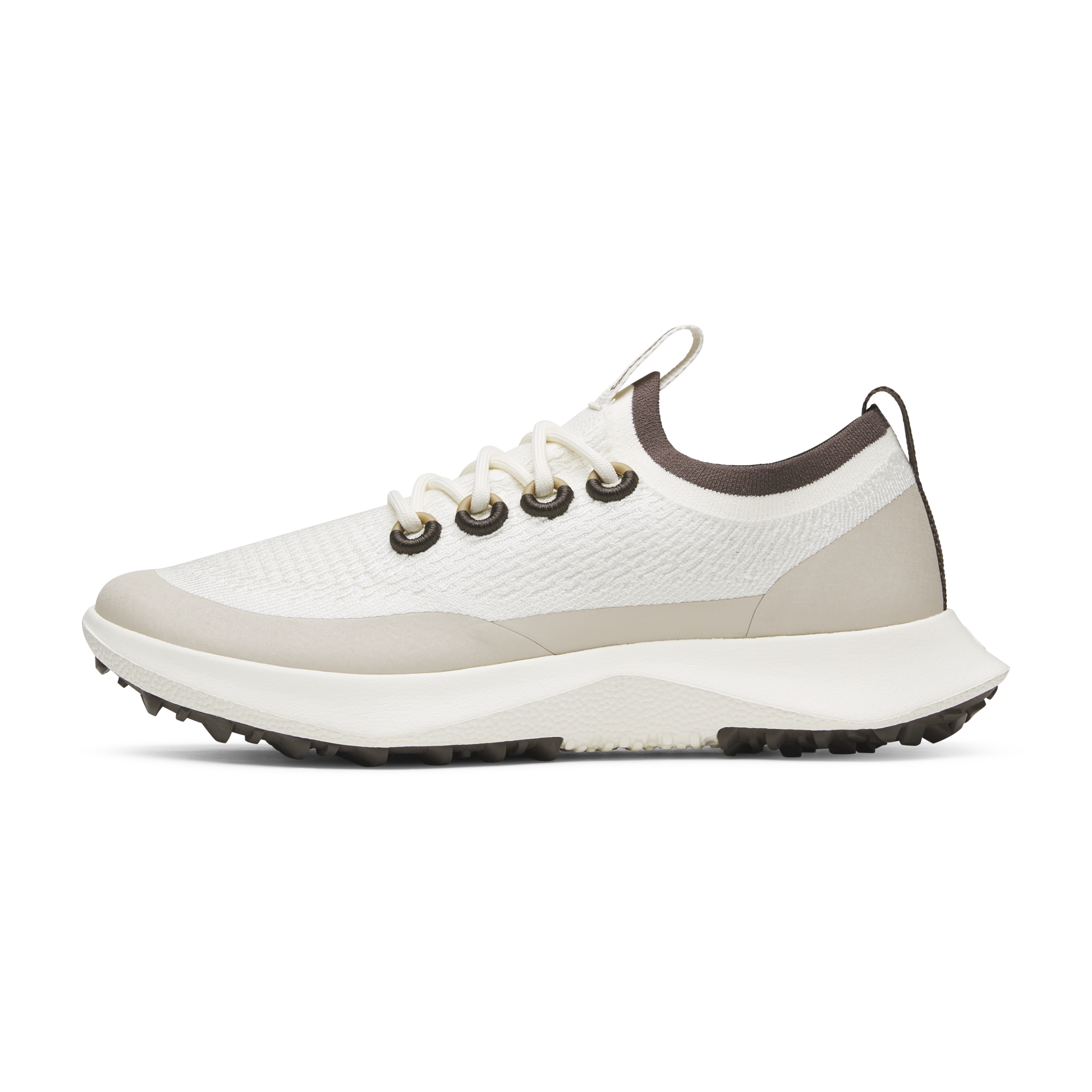 Men's Tree Dasher 2 Running Shoes - Lightweight & Eco-Friendly Sneakers in Natural White/Rustic Brown with White Sole | Perfect for Jogging, Gym Workouts & Casual Wear