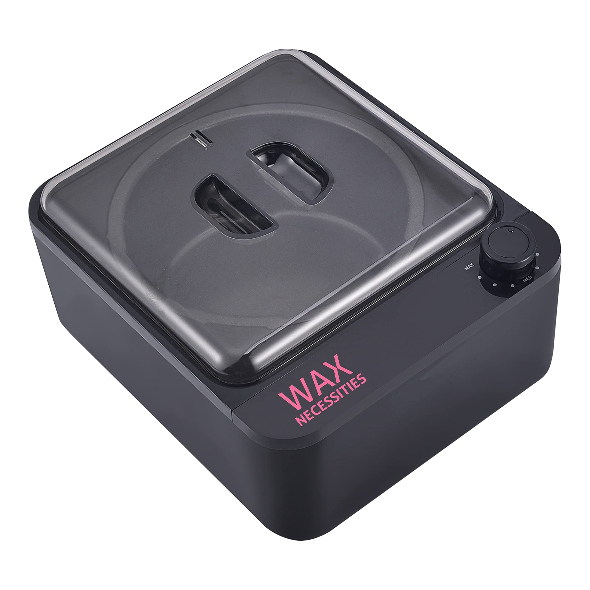 WN-200 Black Hard Wax Beads Heater - 1 lb Capacity for Professional Hair Removal & Spa Use at Home
