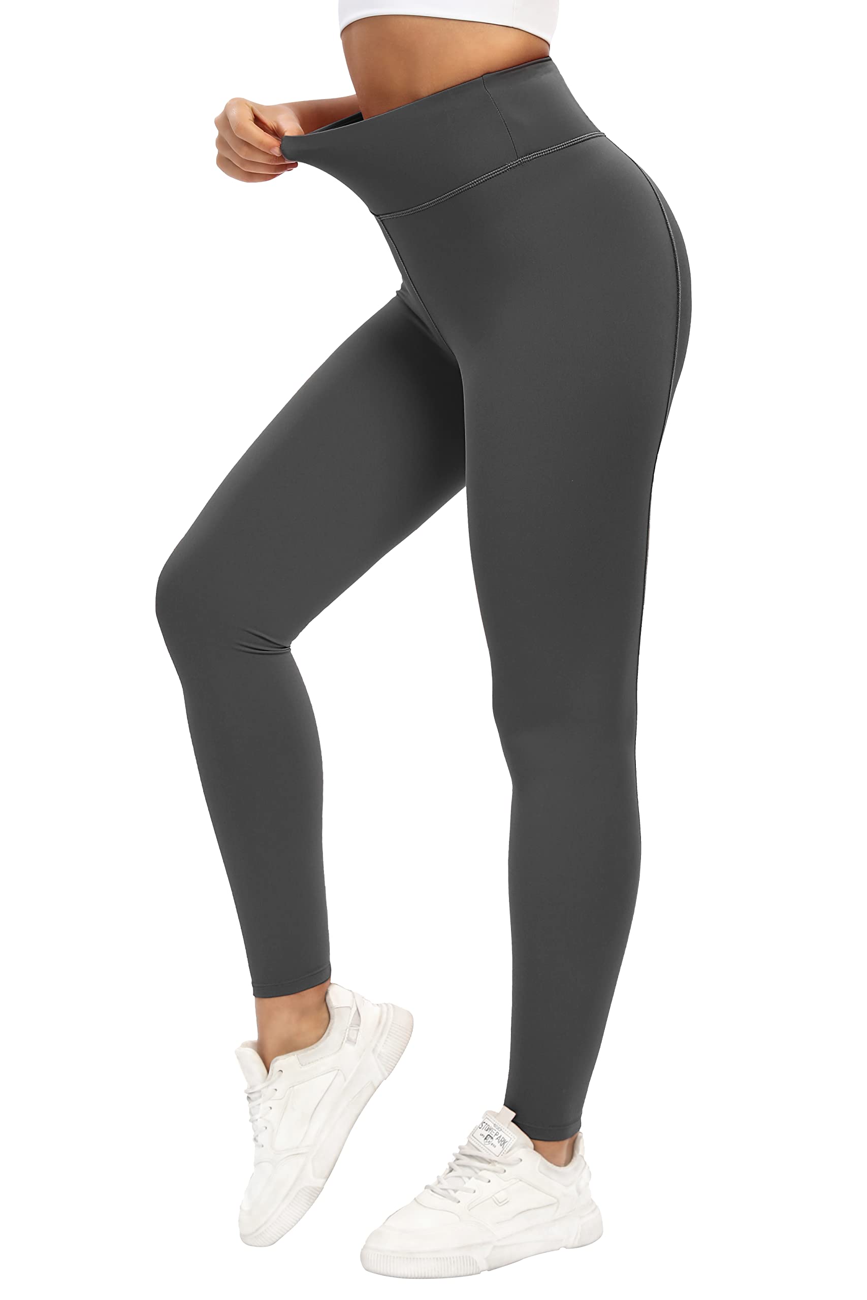 QUEENIEKE High Waist Yoga Pants for Women - Tummy Control Workout Leggings for Running, Gym & Yoga | Soft Stretchy Athletic Pants for Fitness, Lounge & Everyday Wear