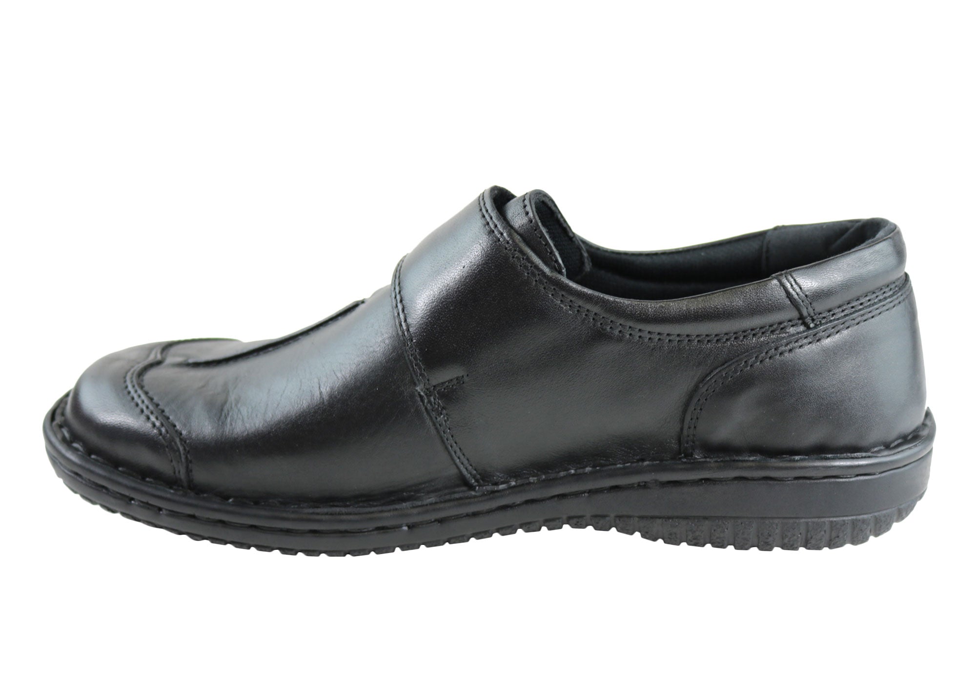 **Cabello Comfort 5072 Women's Wide Fit Leather Shoes with Adjustable Strap – Perfect for Work, Travel & Everyday Comfort**