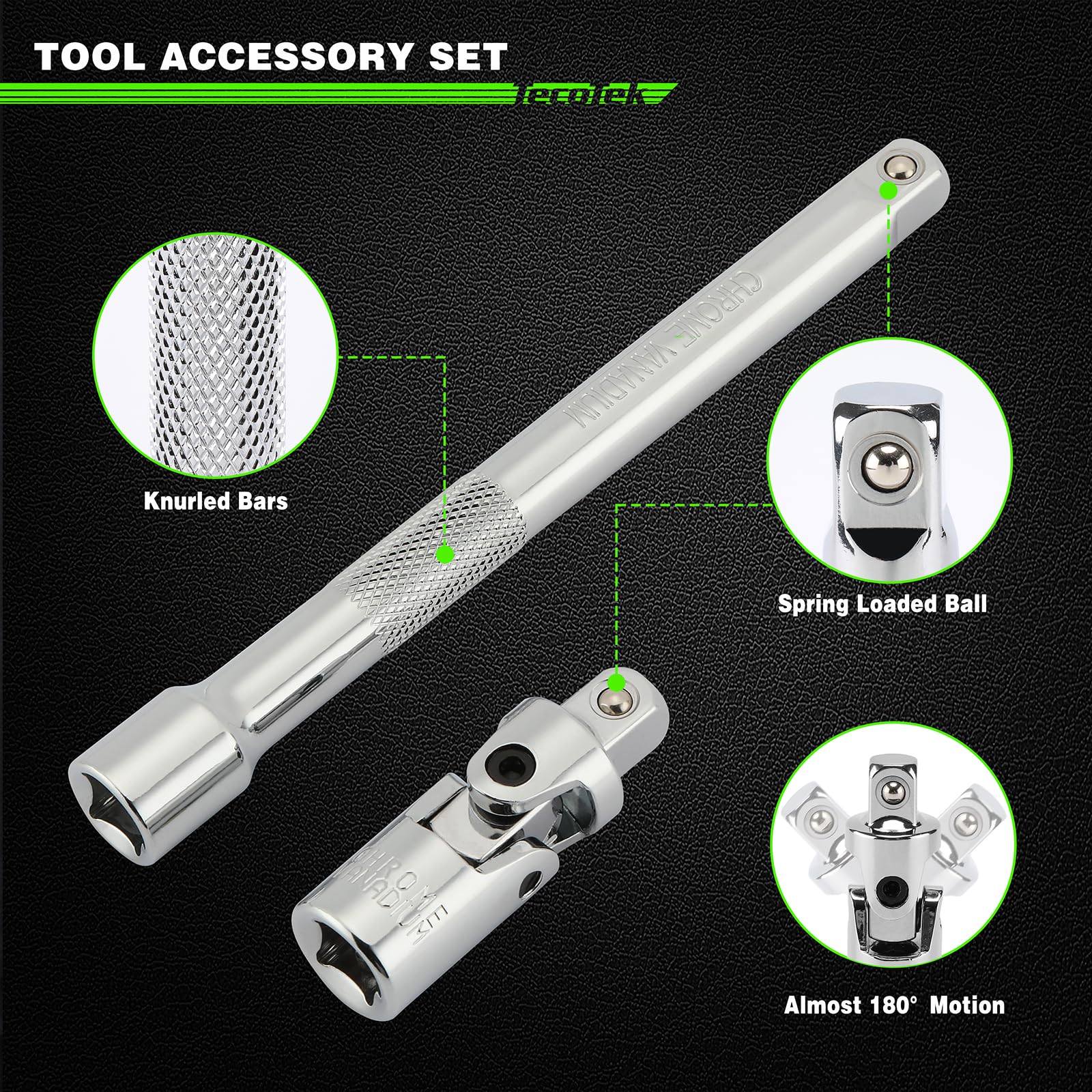 11-Piece Spark Plug Socket Set with 3/8
