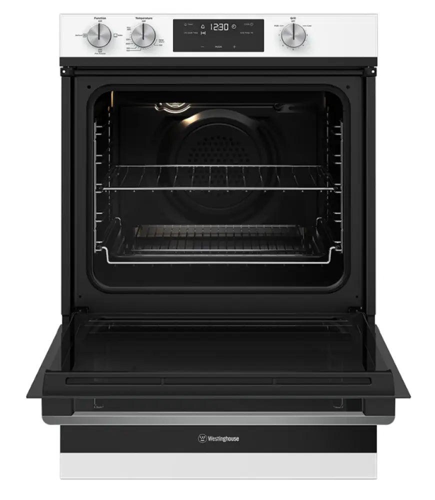 Westinghouse WVG665WCLP 60cm Stainless Steel LPG Gas Wall Oven with Fan Forced & Separate Grill - Perfect for Baking, Roasting & Grilling in Modern Kitchens