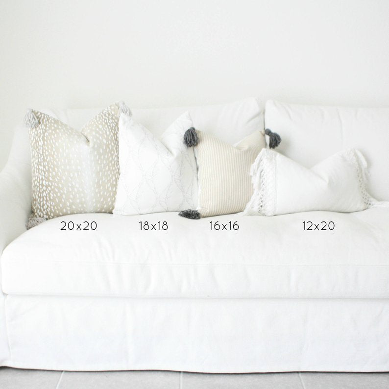 Alyssa Decorative Pillow Cover - Soft & Stylish Cushion Case for Sofa, Bed, and Home Decor - Perfect for Living Room, Bedroom, and Nursery