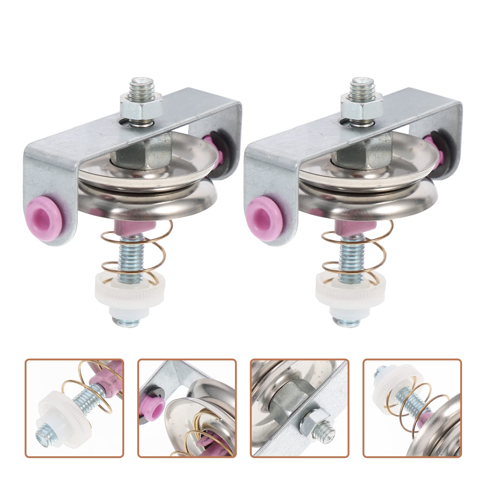 Ciieeo 2-Piece Expander Tensioner for Weaving Machine - Yarn Tensioning & Drawing Tool with Passing Belt | Perfect for Textile Weaving, Knitting & Fabric Production
