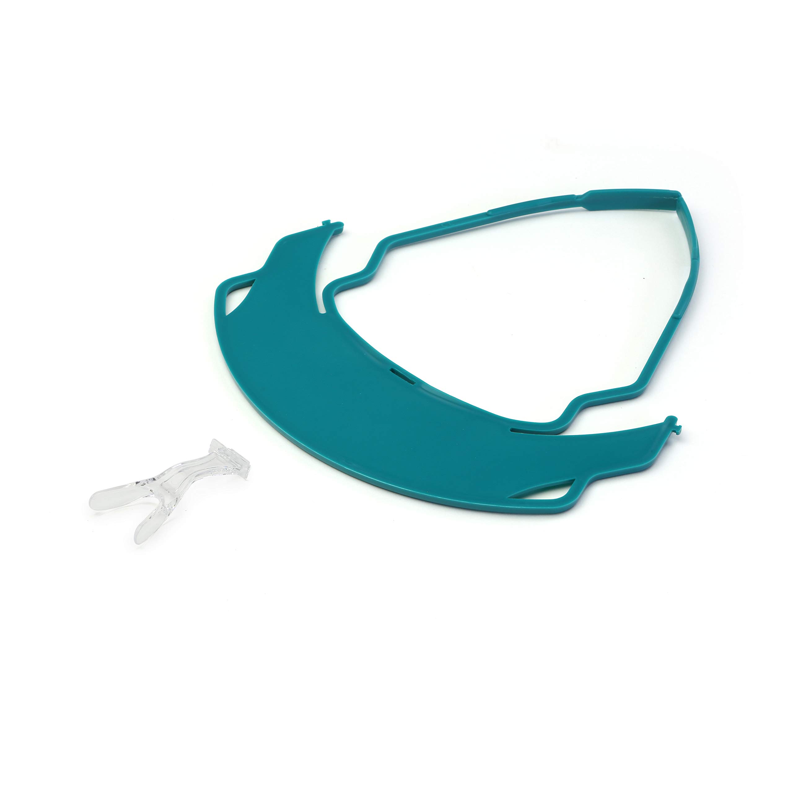 TIDIShield Assemble 'n Go Face Shield Visors (100 Pack) - Clear Protective Visors for Medical, Dental & Pharmacy Use - Compatible with Eyewear - Essential PPE for Clinics, Offices & Homecare (2211-100) - Ideal for Healthcare Workers, First Responders & High-Risk Environments