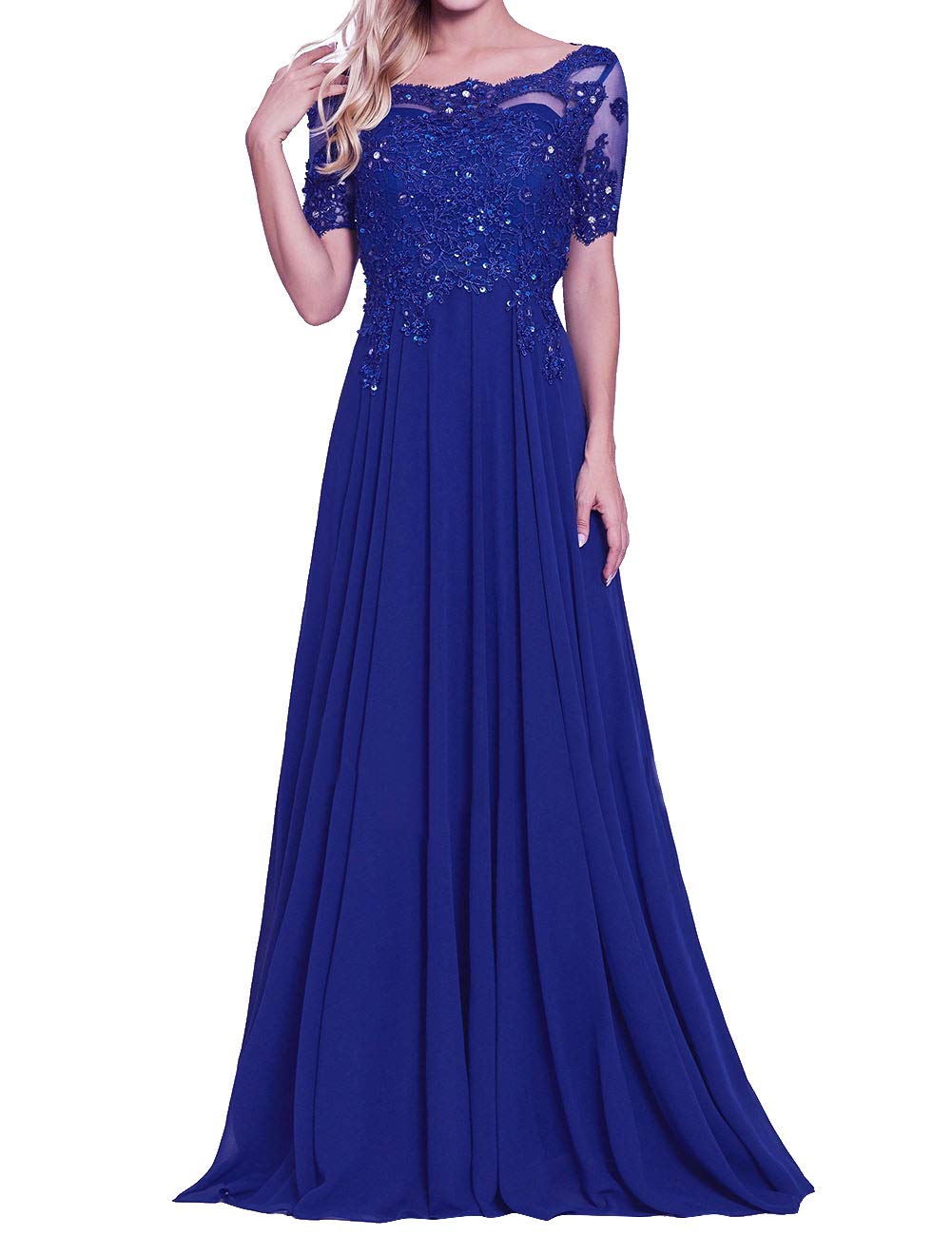 Elegant Mother of the Bride Dresses - Lace Wedding Guest Gowns for Women - Long Formal Mother of The Groom Dresses - Perfect for Weddings, Receptions & Special Occasions
