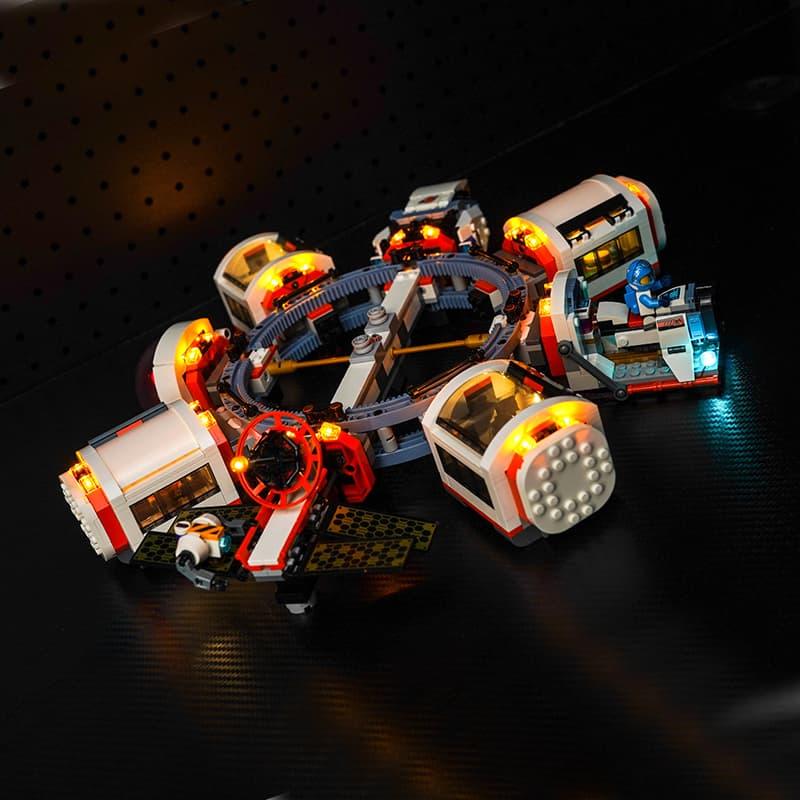 Best LEGO City Modular Space Station 60433 Light Kit - DIY Building Blocks Lighting Set for Kids & Adults - Perfect for Night Display & Room Decor