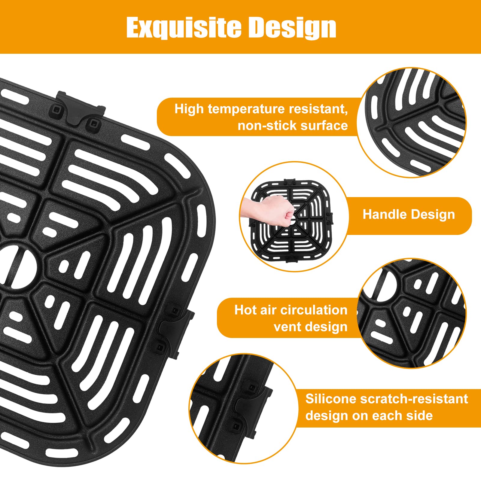 COSORI Air Fryer Pro LE 5 Qt Replacement Grill Pan - 8.26