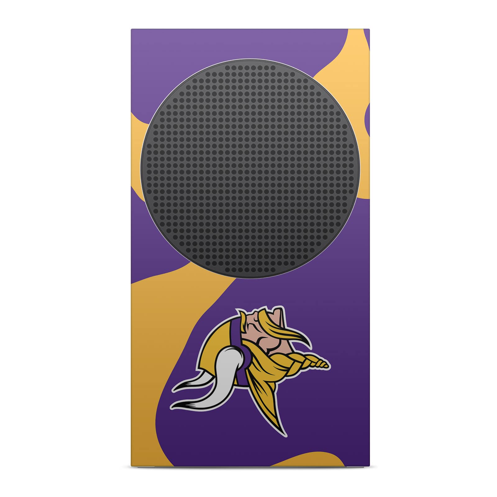 Officially Licensed NFL Minnesota Vikings Vinyl Sticker Skin Decal for Xbox Series S Console & Controller Bundle - Protective Gaming Cover for Xbox Series S - Perfect for Gamers, Sports Fans & Team Supporters