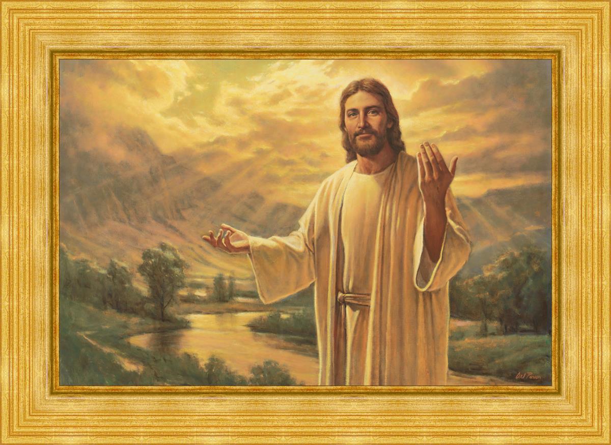 Come Follow Me By Del Parson - Inspirational Christian Wall Art for Home & Church Decor - Perfect for Living Rooms, Bedrooms & Sunday School Classrooms