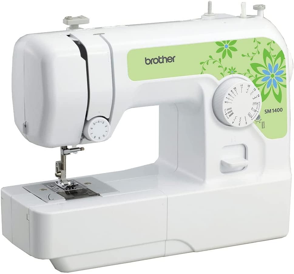 Brother 14-Stitch Sewing Machine for Beginners | Compact White Sewing Machine for Home Use | Perfect for Quilting, Dressmaking & DIY Crafts