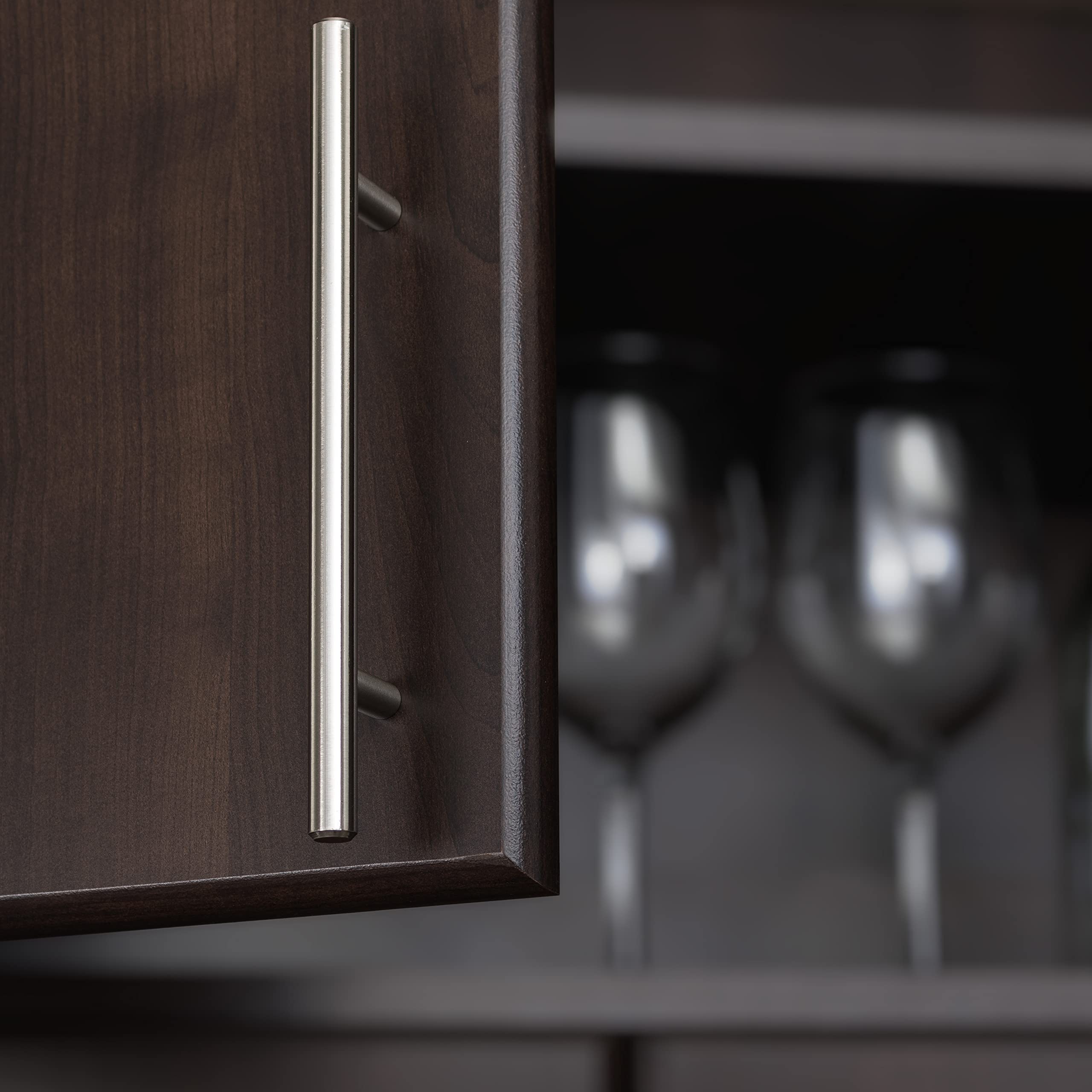 Prepac Elite 54-Inch Wall Mounted Storage Cabinet with 2 Adjustable Shelves - Brown Bathroom & Pantry Organizer (12