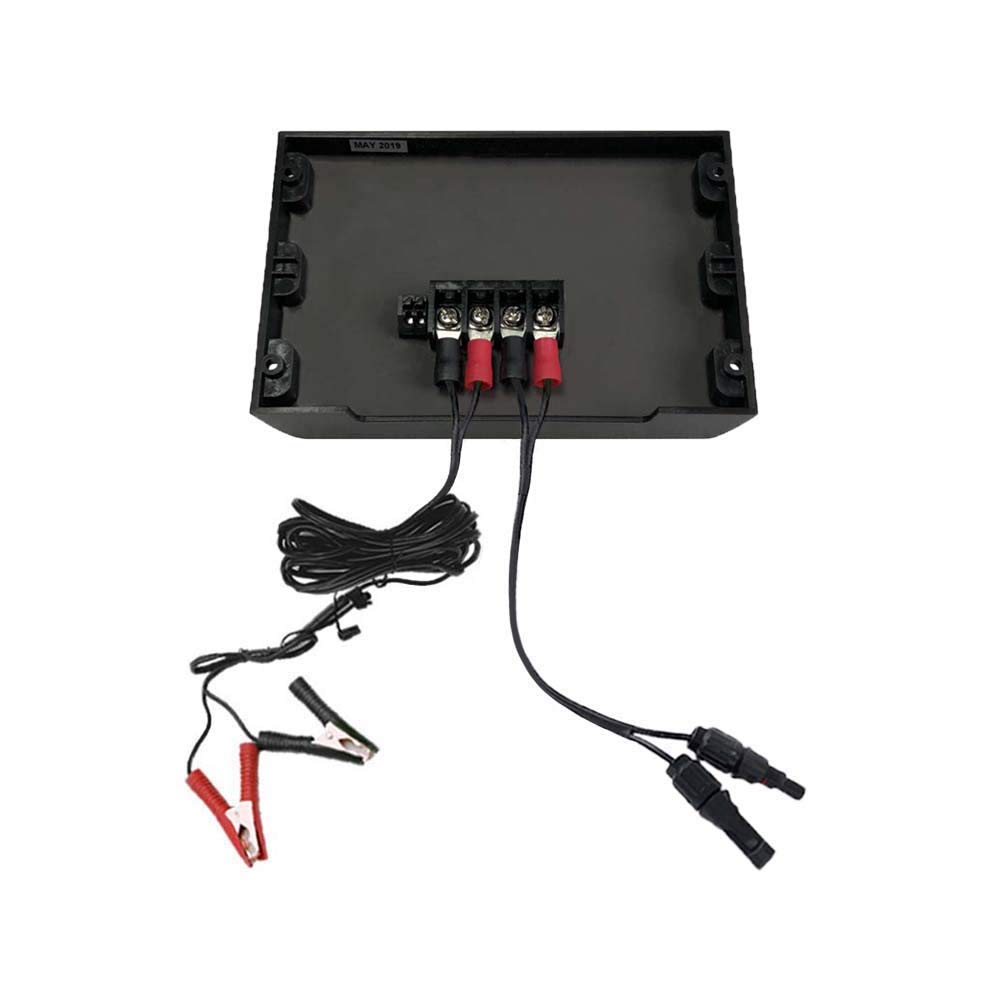 ACOPOWER ProteusX 20A 12V Waterproof Solar Charge Controller with Alligator Clips & MC4 Connectors for RV, Boat, Off-Grid Power Systems