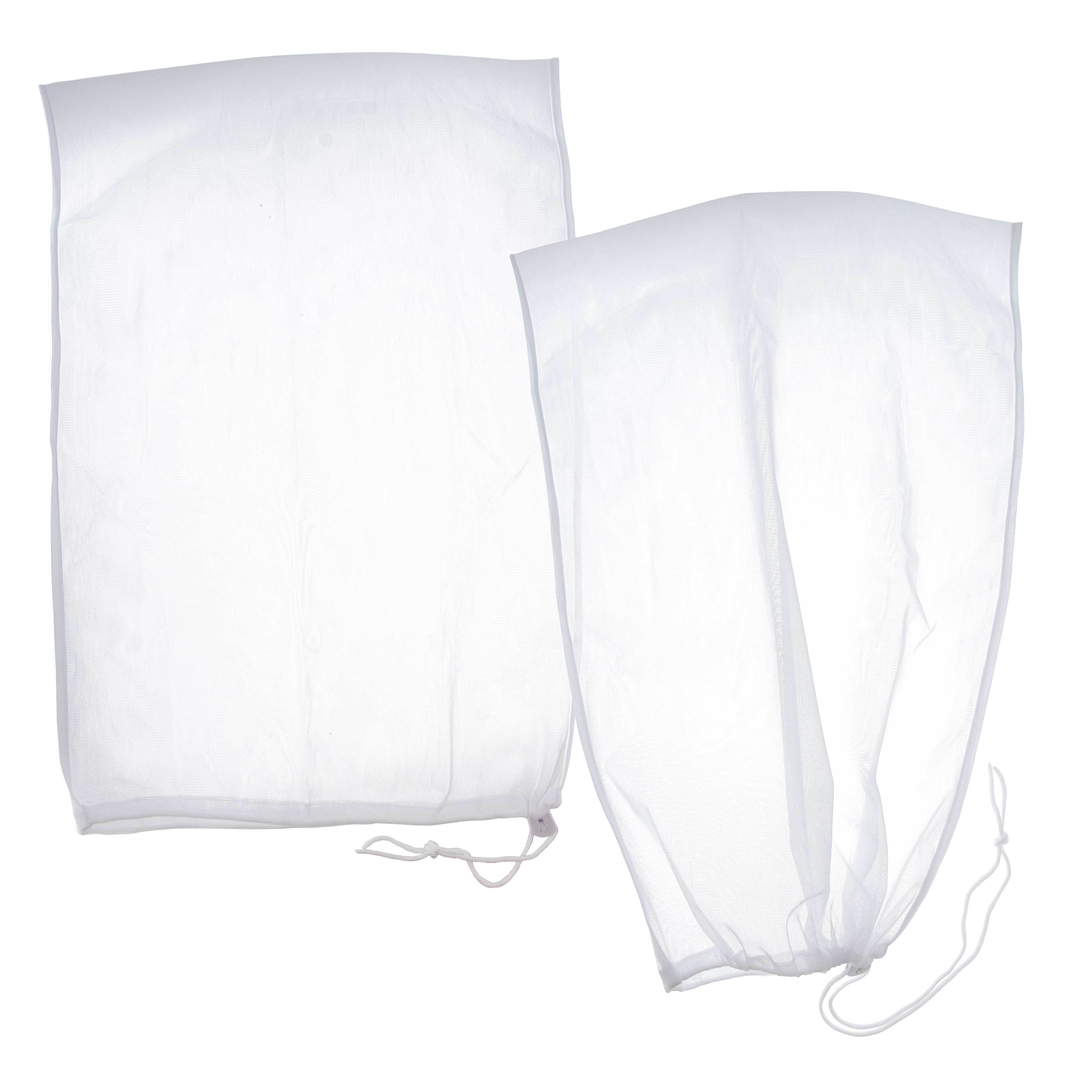Fine Mesh Filter Bags for Leaf Vacuum Pool Cleaners - 2 Pack Large 16