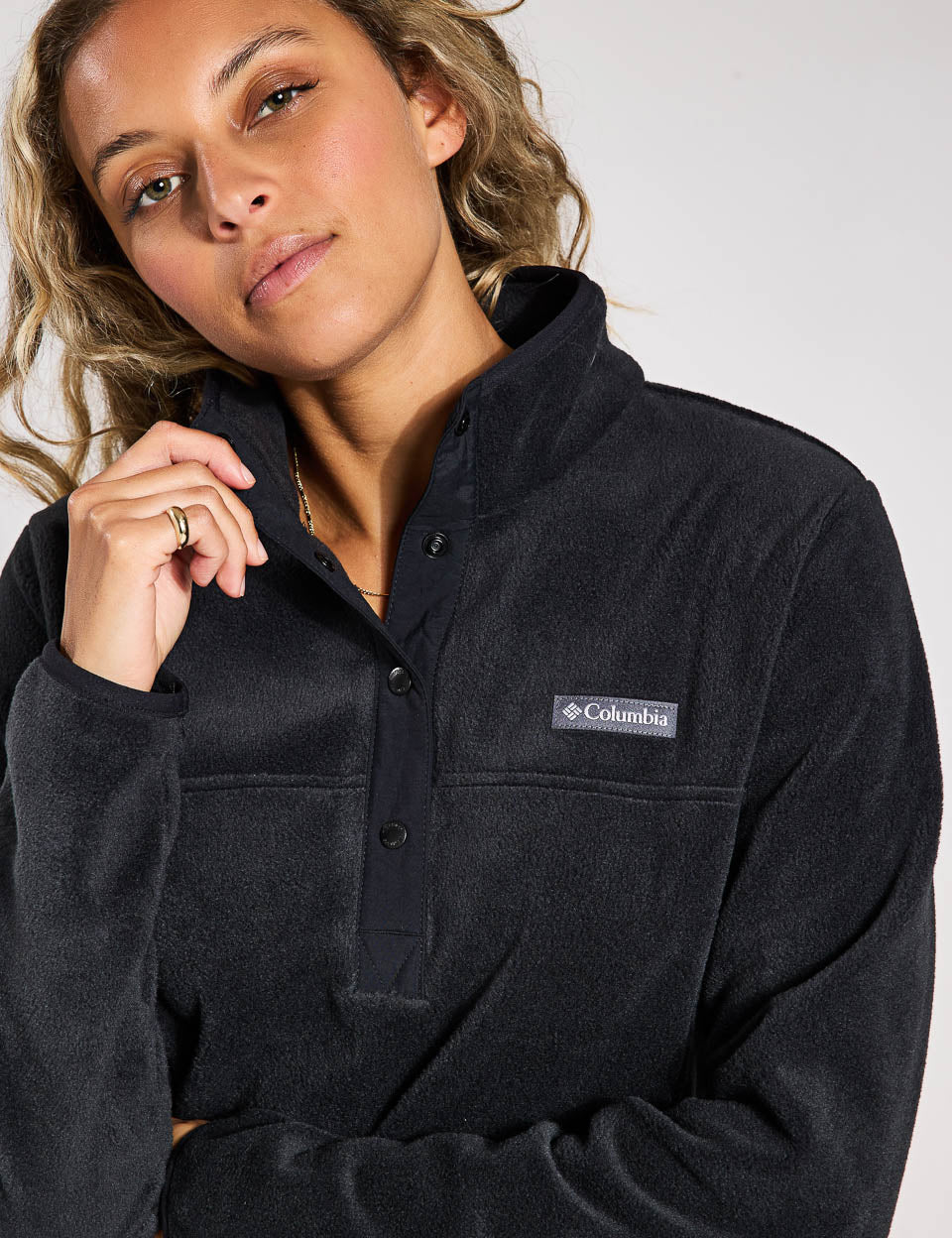 Benton Springs Half Snap Pullover - Stylish Black Fleece Jacket for Men & Women | Perfect for Outdoor Activities, Hiking, and Casual Wear