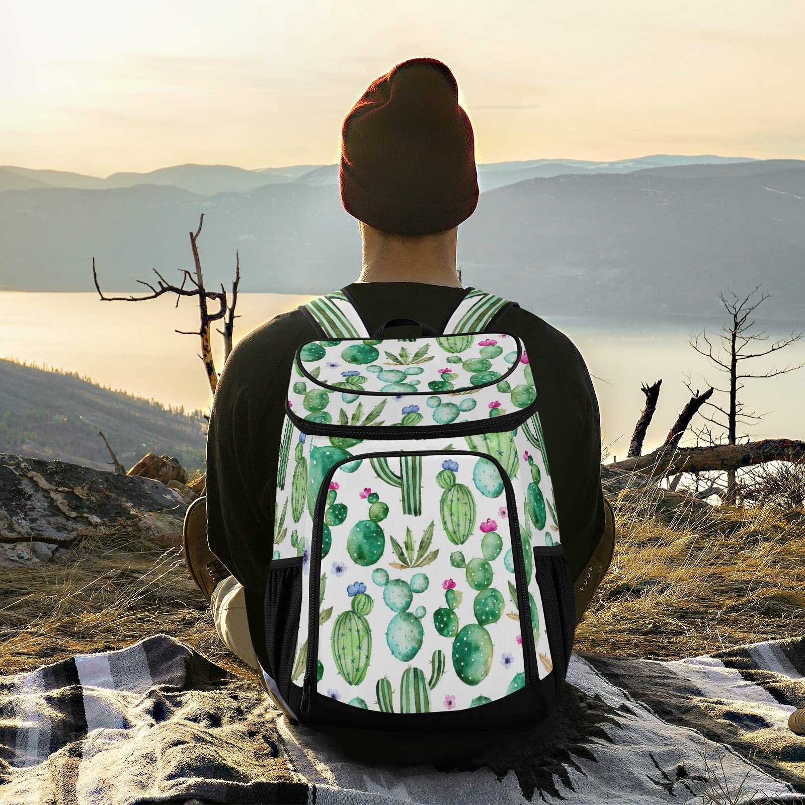 Insulated Cooler Backpack for Women & Men - Leakproof Picnic Lunch Bag for Beach, Hiking, Camping, Work, Park, Day Trips & Outdoor Adventures