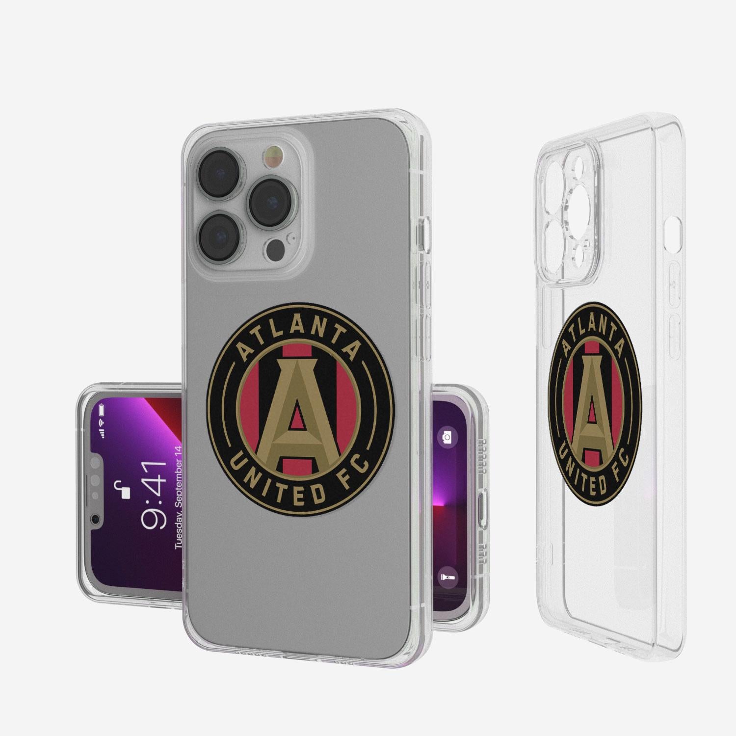 Atlanta United FC Insignia Clear Phone Case - Durable Protective Cover for iPhone & Samsung - Perfect for Fans & Everyday Use