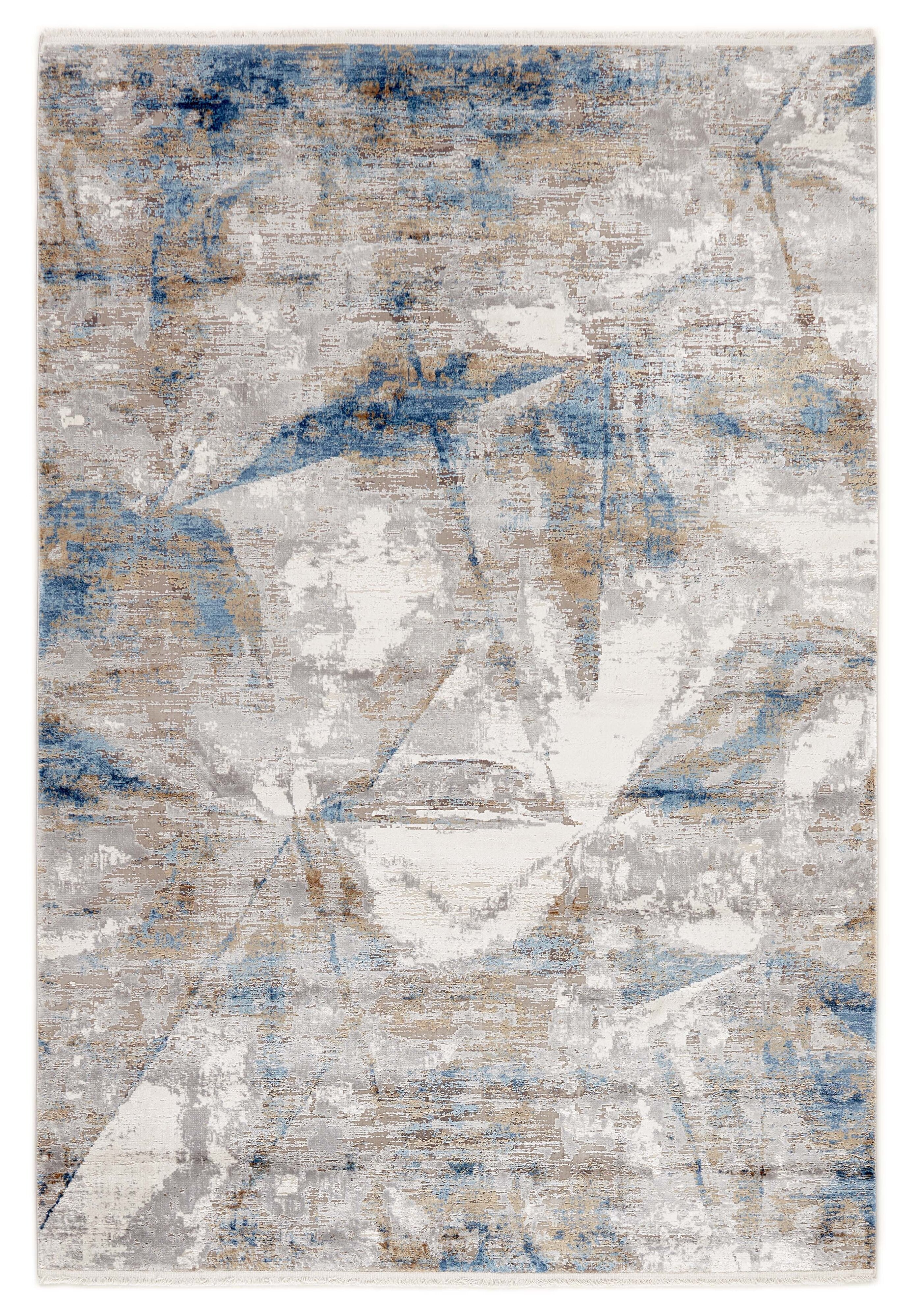 Abstract Rug Collection - Durable Acrylic Area Rugs in Classic & Modern Designs | 5.2'x7.5' Non-Slip Living Room Rug for Bedroom, Office & Home Decor