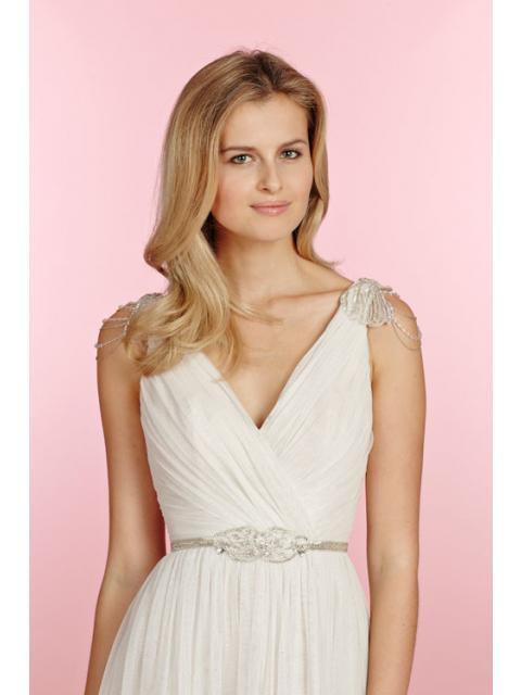 Hayley Paige BLUSH Giada 1501 Sample Wedding Gown - Elegant Bridal Dress for Prom, Formal Events & Special Occasions