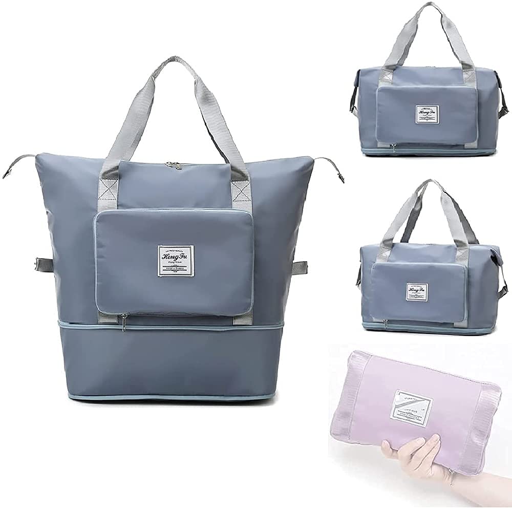 Large Capacity Foldable Travel Bag - Waterproof Oxford Fabric Duffle for Camping, Gym & Weekend Getaways | Lightweight & Portable