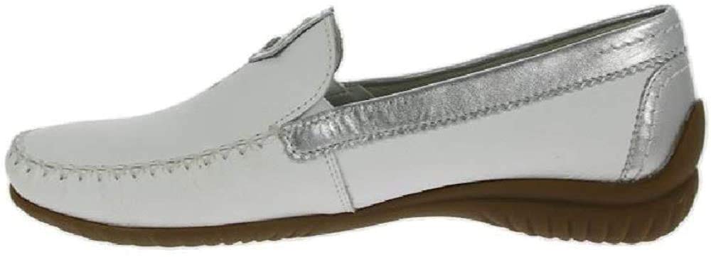 Gabor Women's California Nubuck Leather Sporty Moccasins - Comfortable Casual Slip-On Shoes for Walking, Travel & Everyday Wear