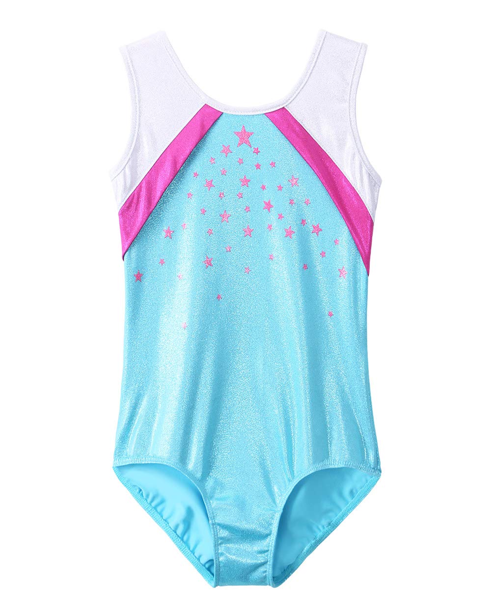BAOHULU Girls Gymnastics Leotard - Sparkly Dance Outfit for Ballet, Cheerleading & Performance - Shiny Athletic Wear for Kids Toddlers