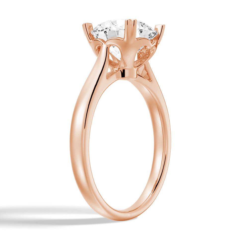 Exquisite Solitaire Round Moissanite Engagement Ring for Women - Perfect for Proposals, Weddings & Anniversaries