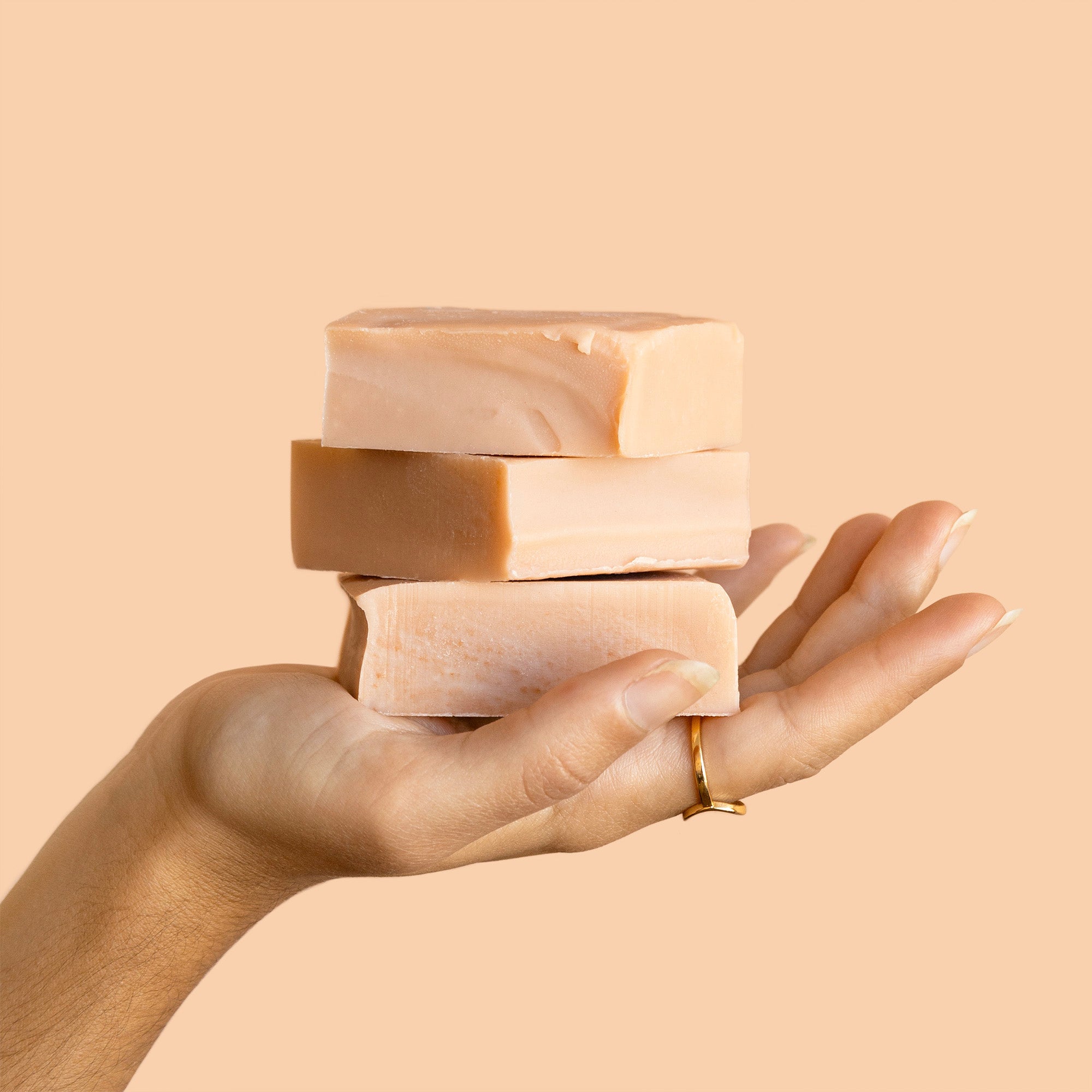 Eco-Friendly Package-Free Floral Body Soap Bar | Natural & Vegan for Sensitive Skin | Perfect for Travel, Camping & Zero-Waste Bathrooms