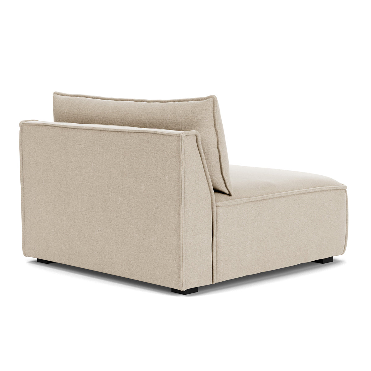 Daphne Fabric Modular 1-Seater Sofa (Armless) - Compact & Stylish for Small Spaces, Apartments, and Living Rooms