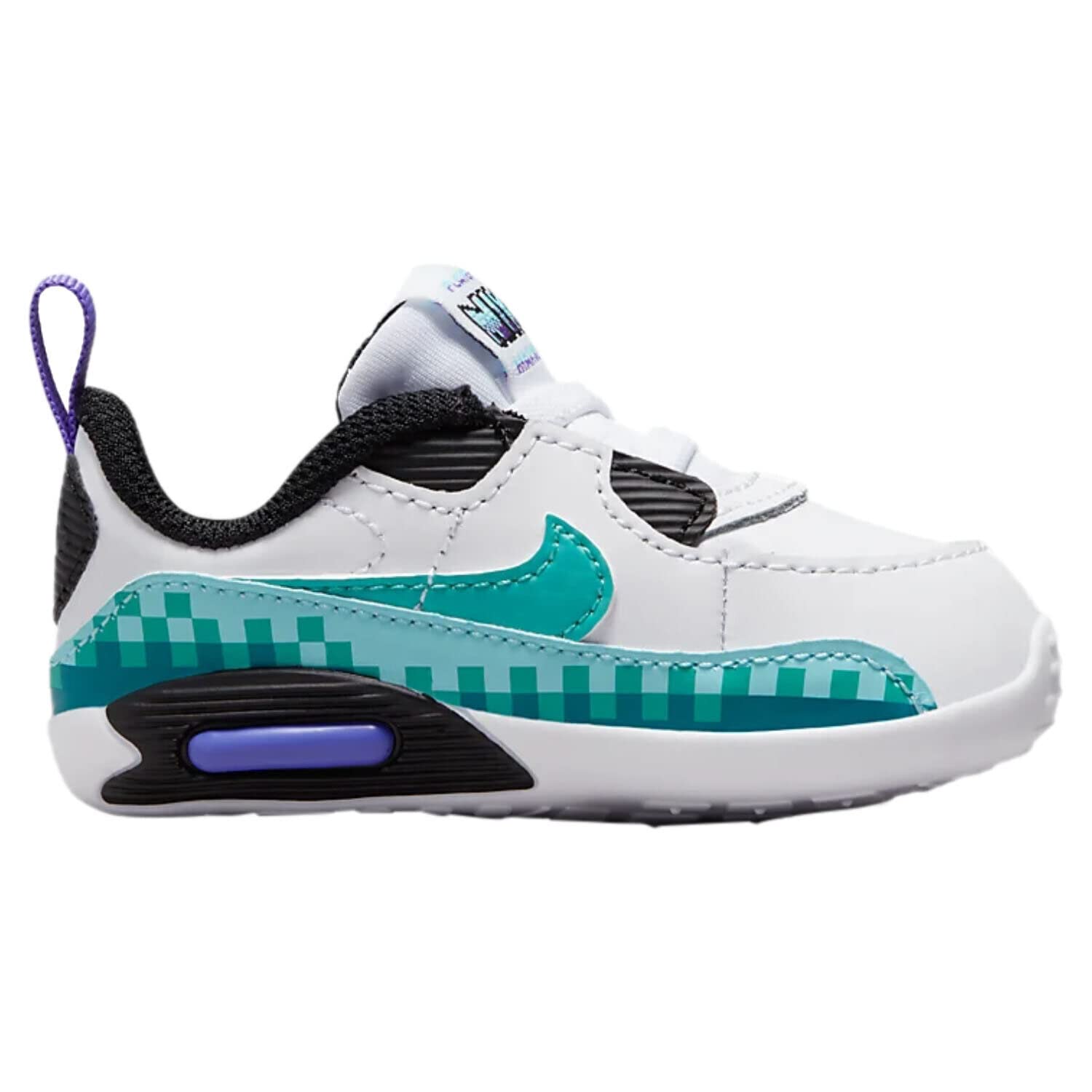 Nike Air Max 90 Crib Shoes for Babies - DJ8043-100 White | Comfortable Infant Sneakers for Walking & Playtime | Perfect for First Steps, Daycare & Outdoor Activities