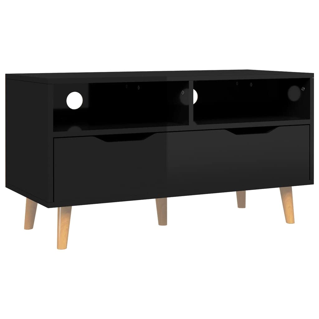 Modern TV Stand with Storage - 35.4