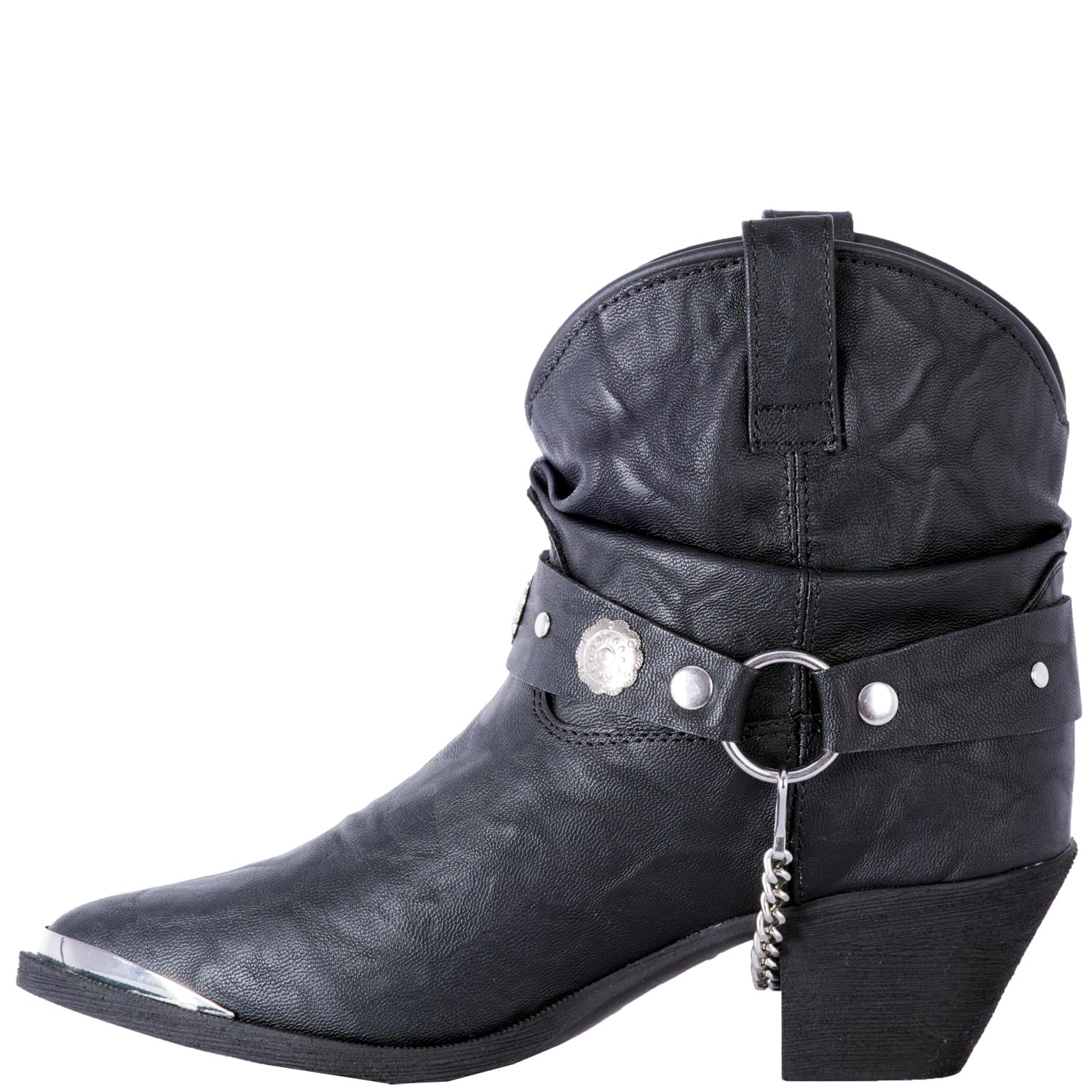 Dingo Women's Fiona Ankle Boots - Black | Stylish & Comfortable for Casual Wear, Office & Night Out