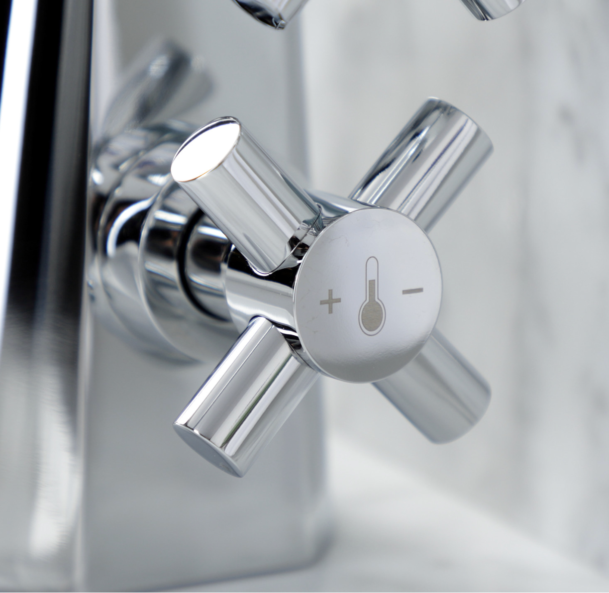 Constantine Two Handle 1 Hole Deck Mount Bathroom Faucet with Push Pop Up