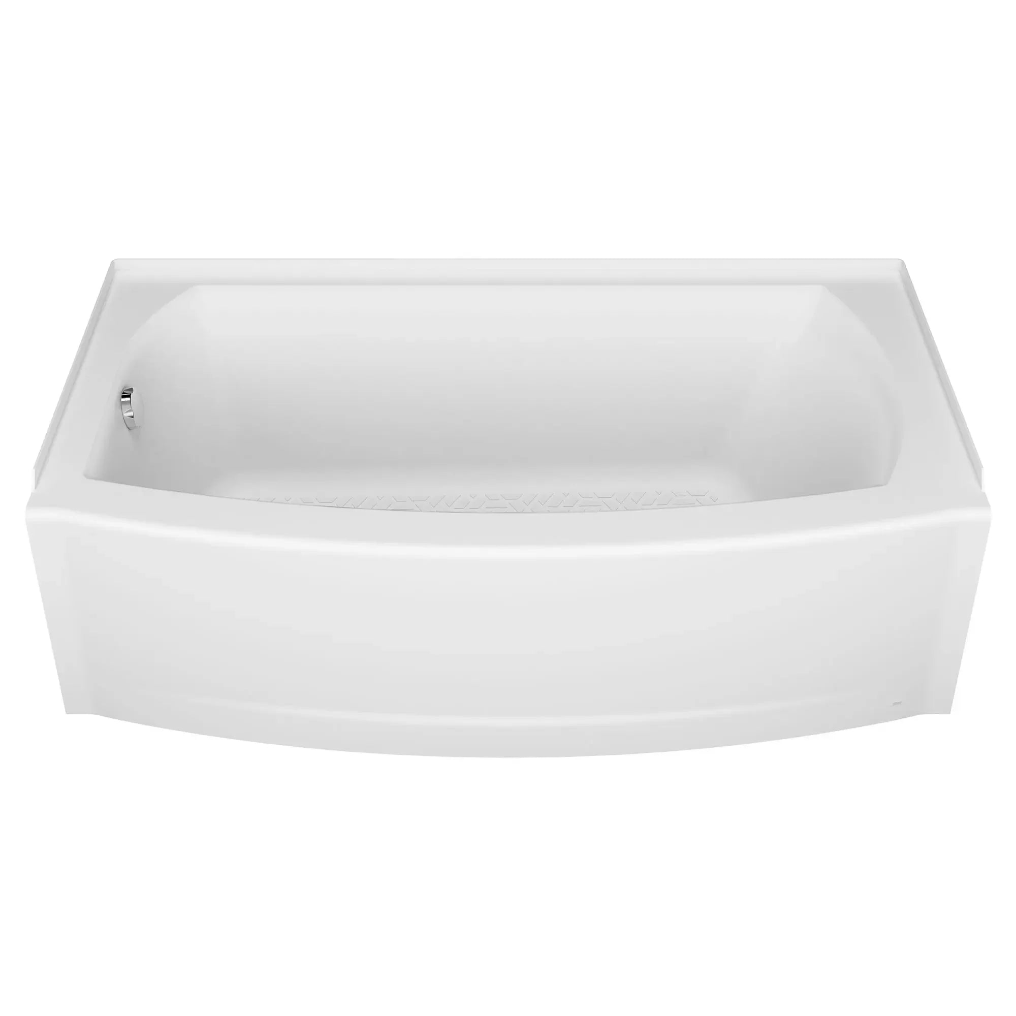 5x30 Inch Integral Apron Bathtub with Left Hand Drain - Modern Freestanding Soaking Tub for Small Bathrooms, Spa-Like Relaxation at Home
