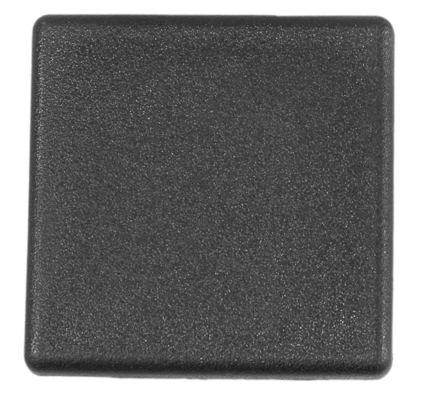 6 Inch Square Plastic Plug Cap Cover Tube - Durable Chair Glide Insert Finishing Plugs (1 Pack) - Perfect for Furniture Legs, DIY Projects, and Home Improvement