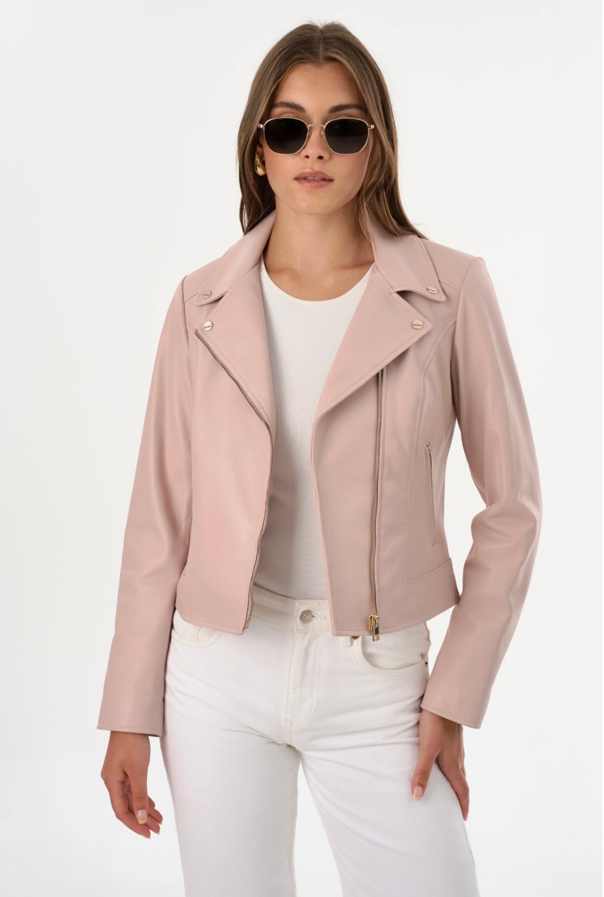 Kelsey Genuine Leather Biker Jacket for Men & Women - Stylish Motorcycle Jacket with Zipper Pockets - Perfect for Riding, Casual Wear & Outdoor Adventures