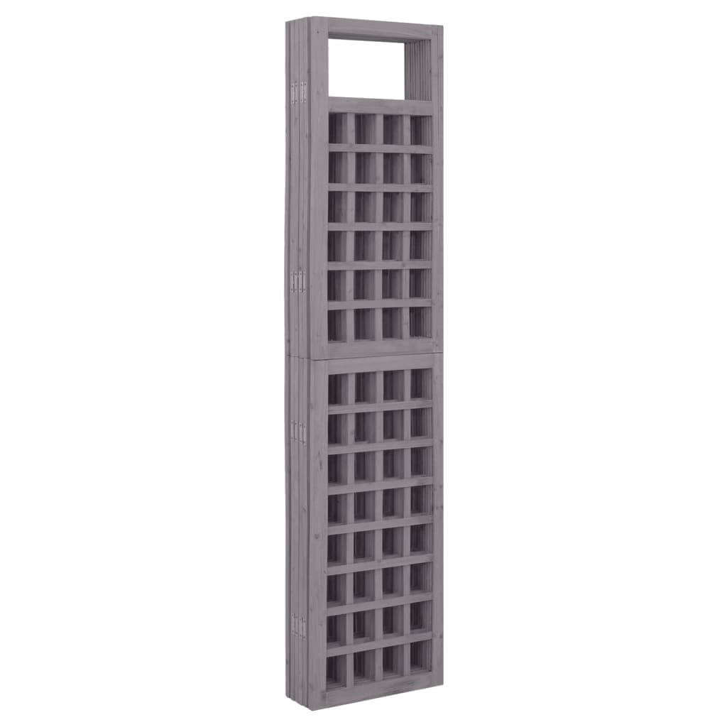 CHARMMA 6-Panel Solid Fir Wood Room Divider Screen - 95.5