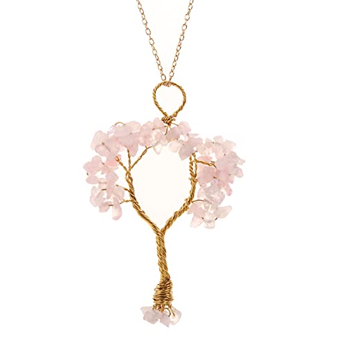 Pink crystal gold