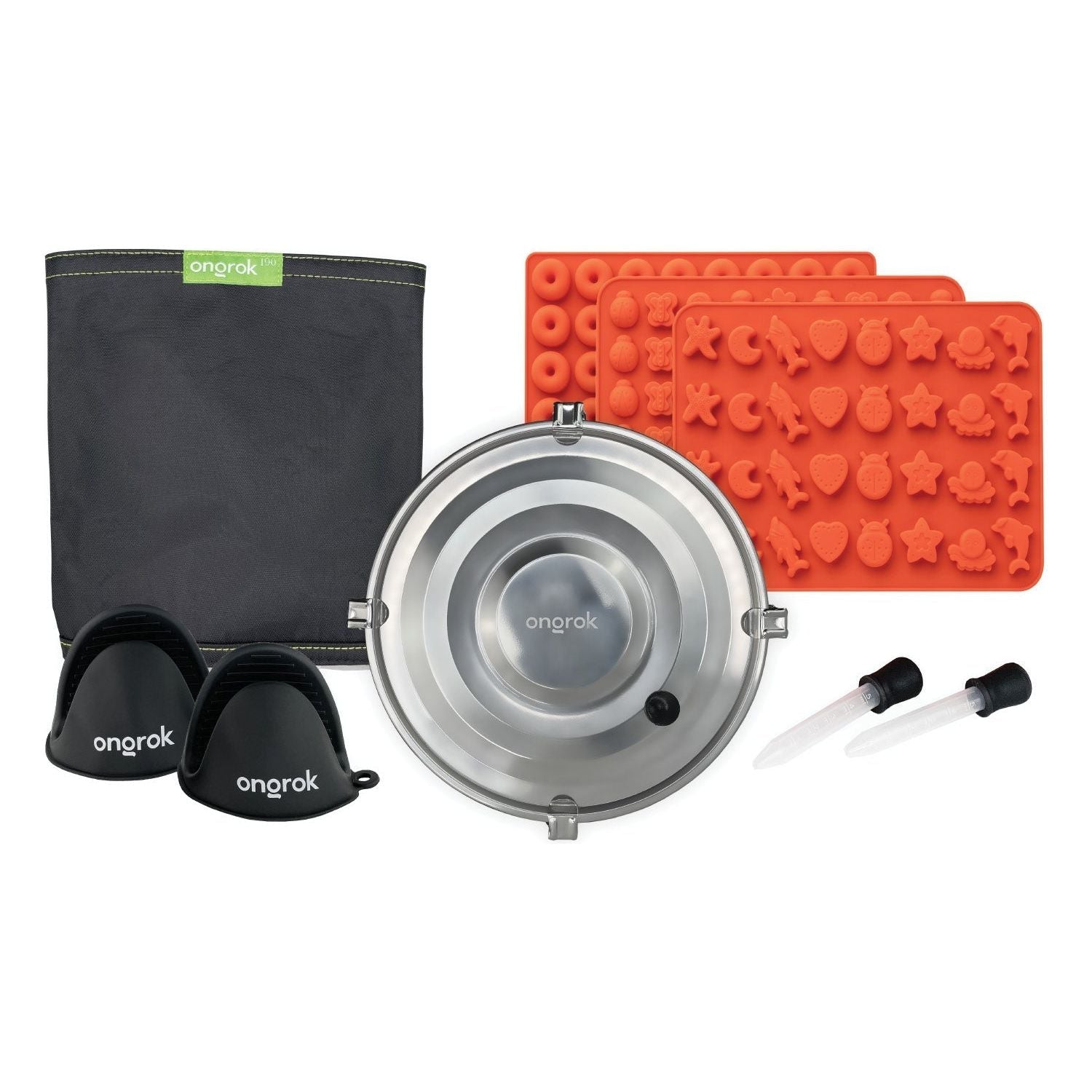 ONGROK Premium Decarboxylation Kit for Herbs & Cannabis - Easy Home Decarboxylator for Cooking, Baking & DIY Edibles - Perfect for Infusing Oils, Butter & Making THC/CBD Recipes
