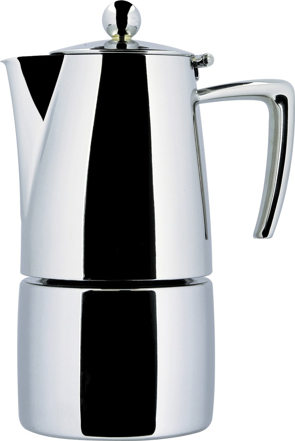 SLANCIO Stainless Steel 6-Cup Espresso Coffee Maker - Perfect for Home, Office, and Italian Coffee Lovers