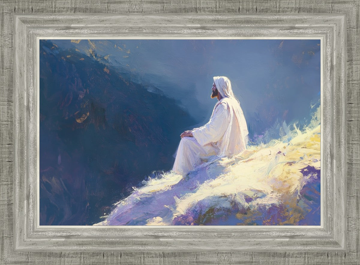 Contemplation By Justin Anna Culebro - Abstract Wall Art Painting for Home & Office Decor | Perfect for Living Room, Bedroom or Meditation Space
