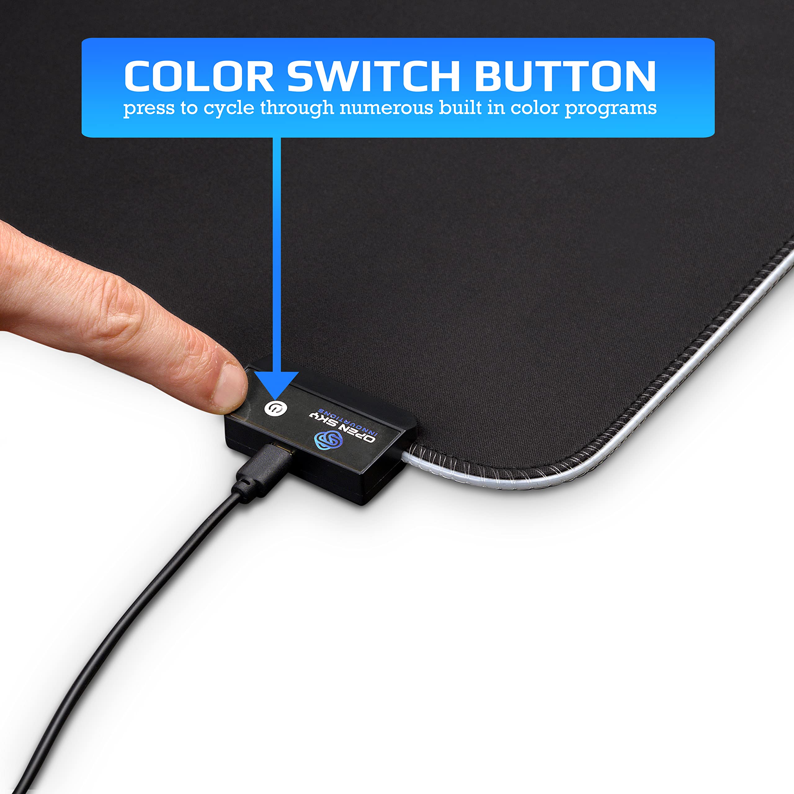 XXL Gaming Mouse Pad 31.5 x 11.8 Inch - Non-Slip Rubber Base, Waterproof Micro-Textured Surface - Oversized Desk Mat for Computer, Work & Office - Perfect for Gaming, Home Office & Professional Workspaces